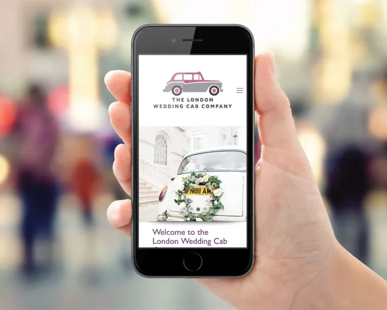 Website Design For Wedding Cab London