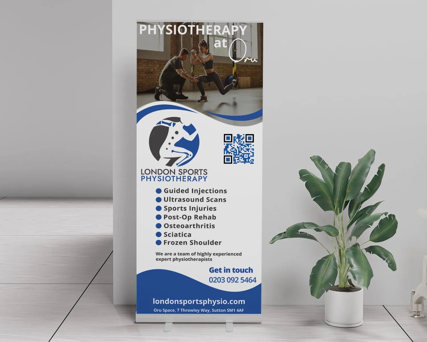 Rollup Banner Design 1 Three Girls Media Surrey