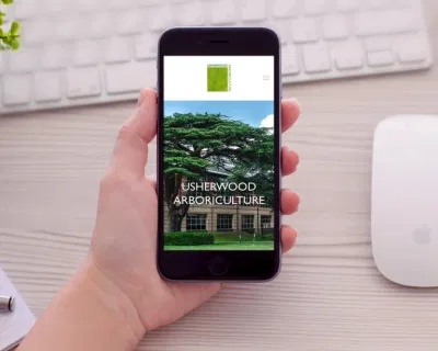 Caterham Responsive Web Design For Usherwood Arboriculture