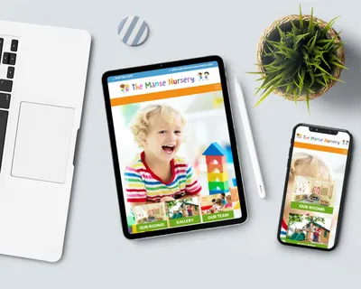 Web Design For The Manse Nursery Ipad
